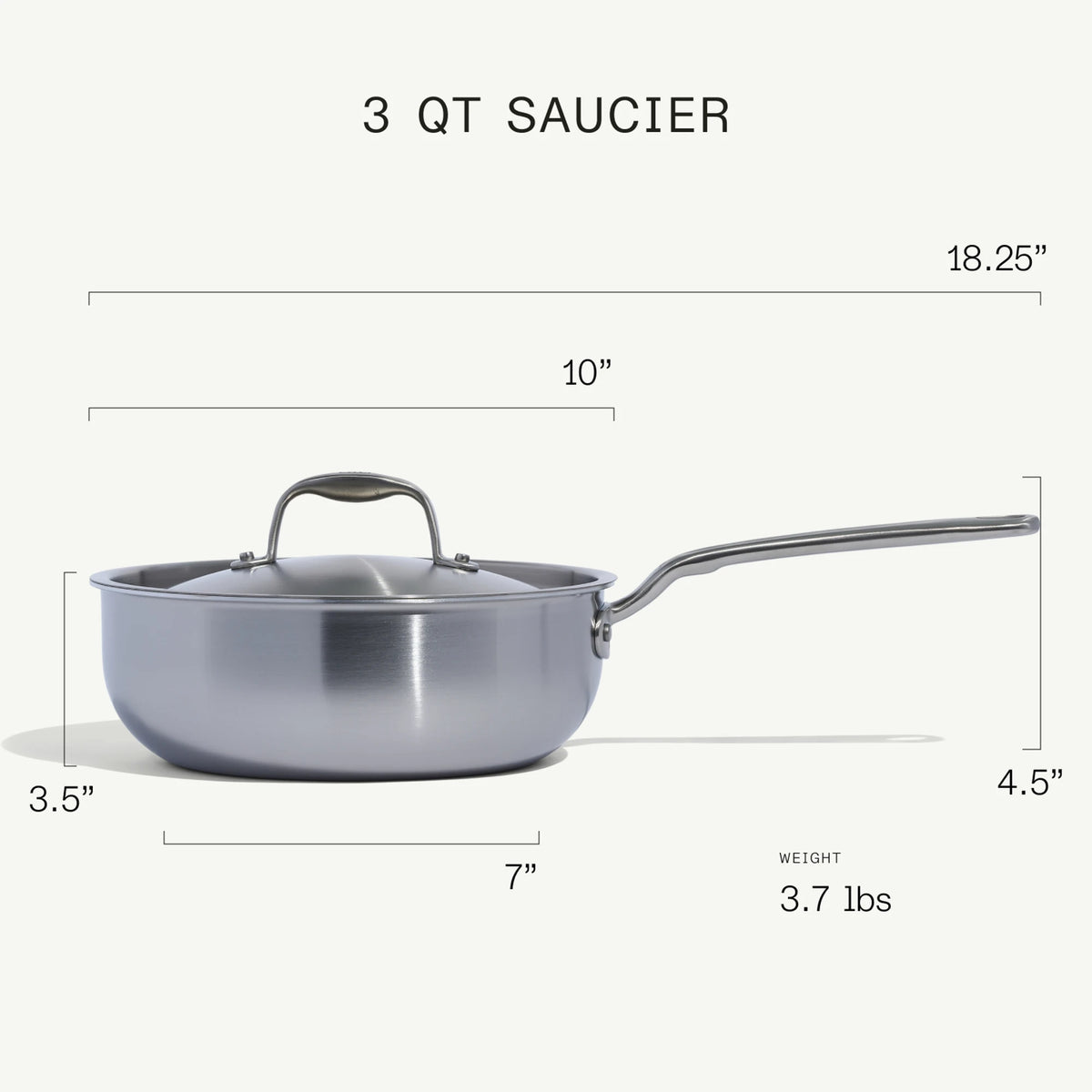 Stainless Clad Saucier