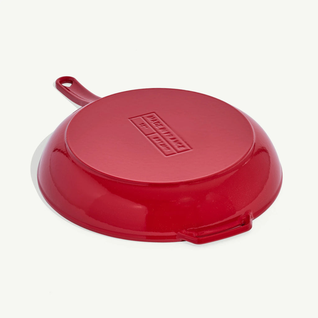 Enameled Cast Iron Skillet