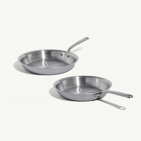 Stainless Clad Frying Pan Set