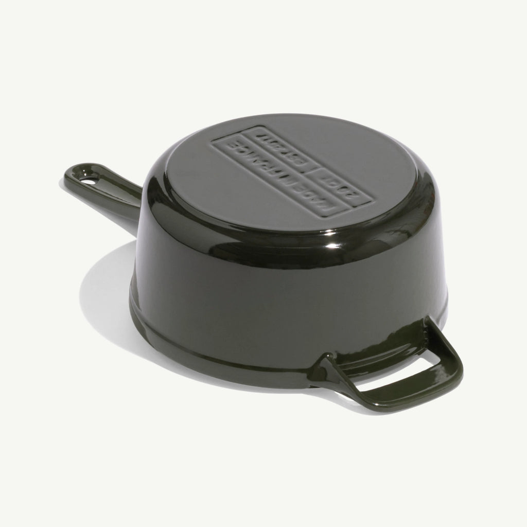Enameled Cast Iron Saucepan