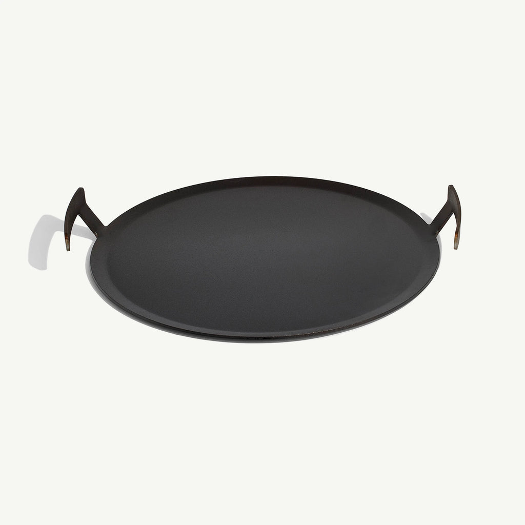 Round Carbon Steel Griddle Set