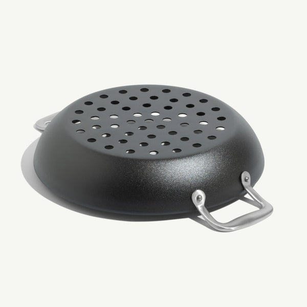 Seasoned Carbon Steel Grill Basket