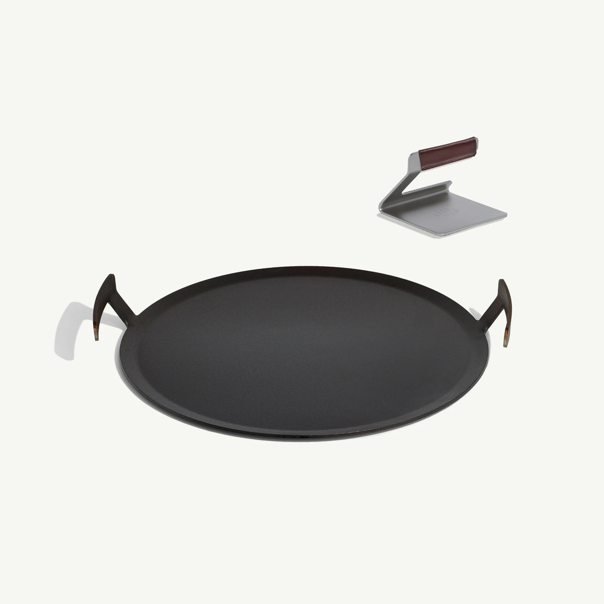 Round Carbon Steel Griddle Set Main image