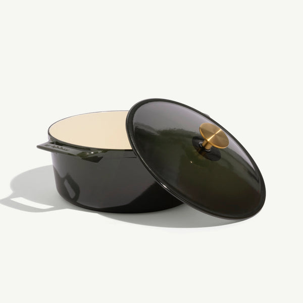 Round Enameled Cast Iron Dutch Oven