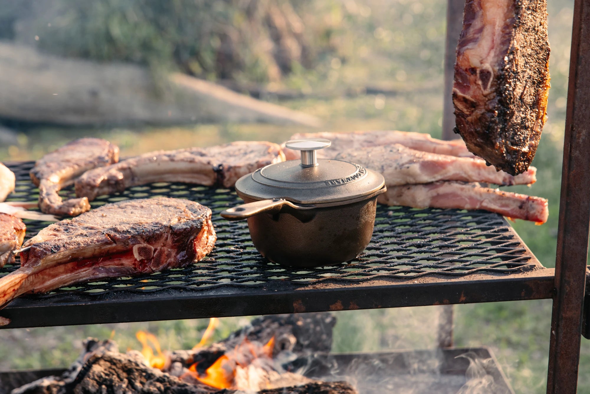 Seasoned Cast Iron Butter Warmer Secondary image