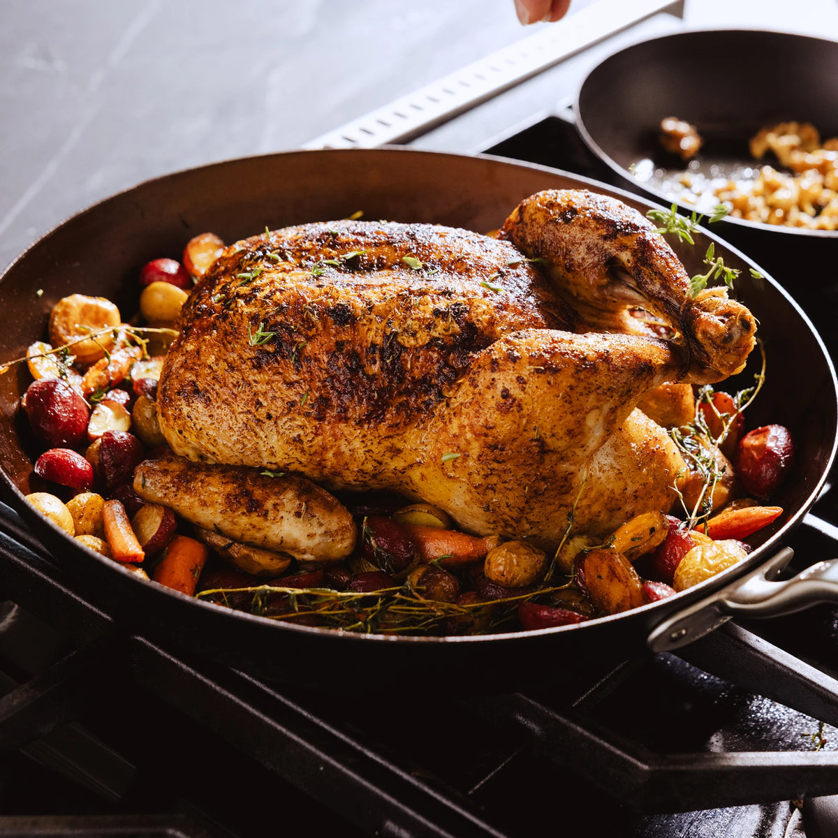 Seasoned Carbon Steel Frying Pan Set Main image