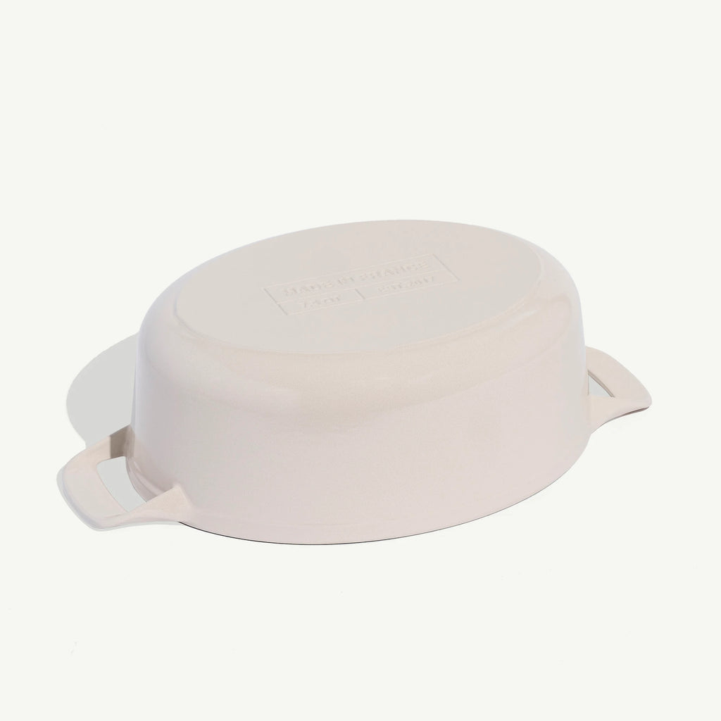 Oval Enameled Cast Iron Dutch Oven