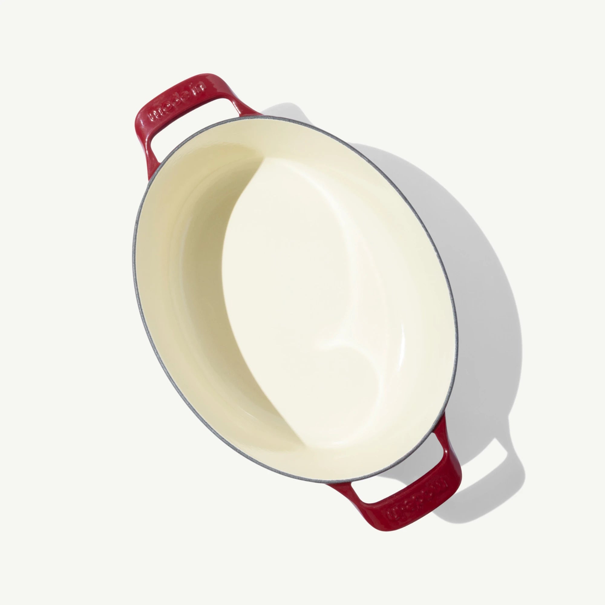 Oval Enameled Cast Iron Dutch Oven Secondary image