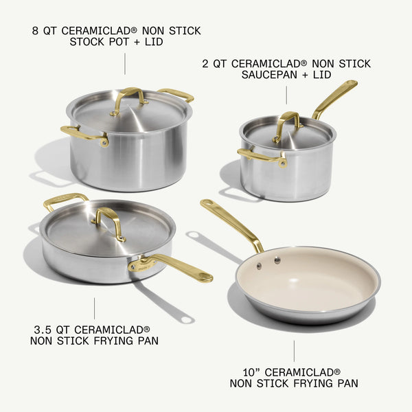 CeramiClad® 2.0 Non Stick Cookware Set