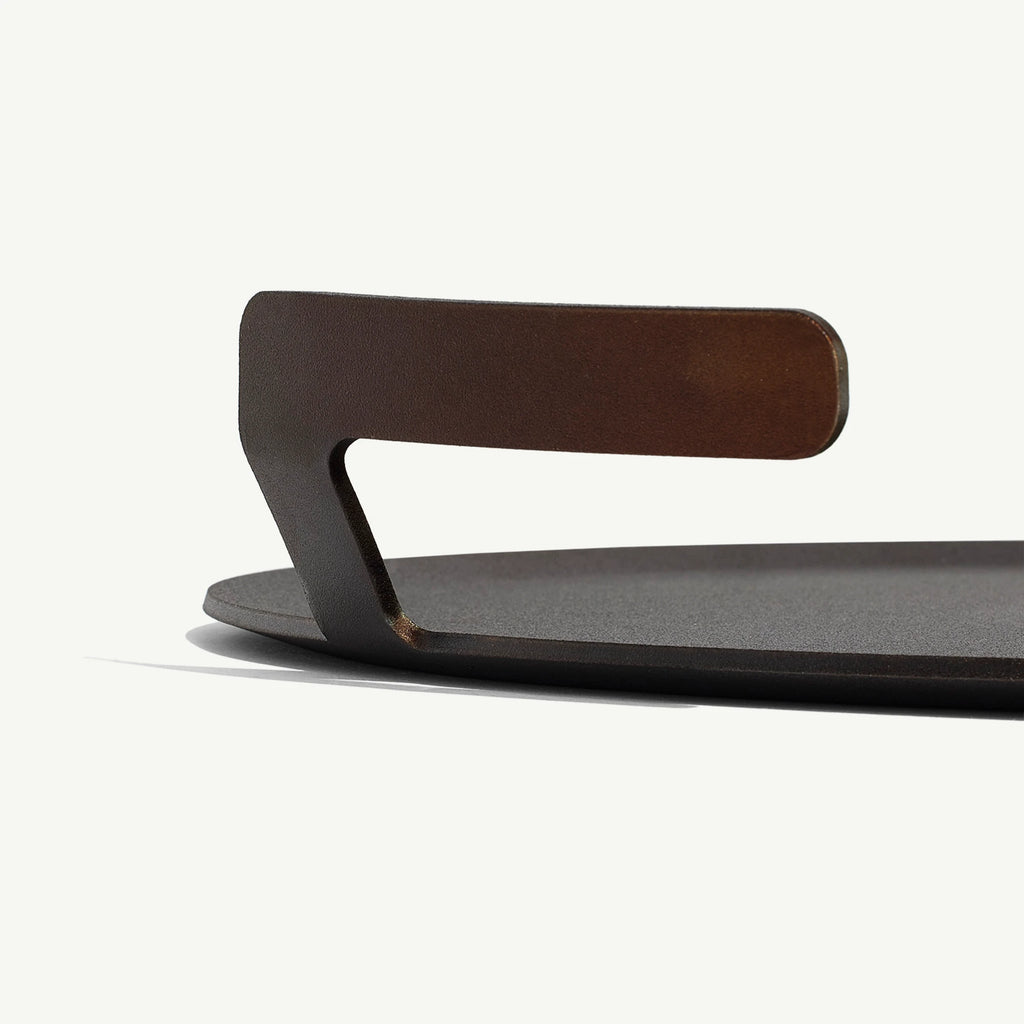 Round Carbon Steel Griddle Set