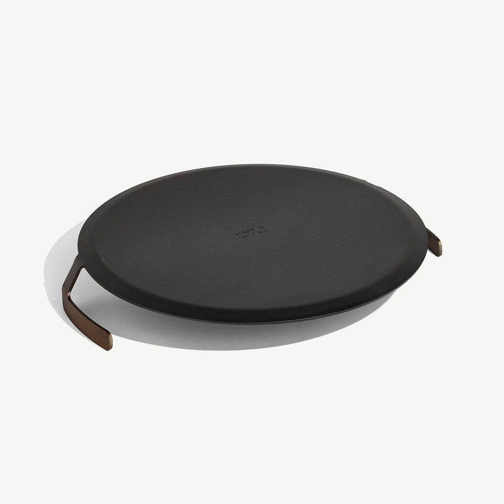 Round Carbon Steel Griddle Set
